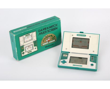 Nintendo Game & Watch Green House [GH-54] handheld console from 1982 (boxed and without instructions) Item is tested as worki