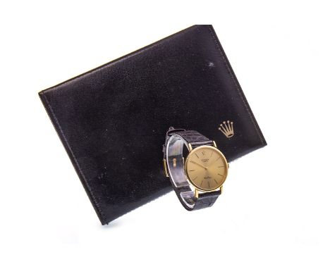 GENTLEMAN'S ROLEX CELLINI EIGHTEEN CARAT GOLD MANUAL WIND WRIST WATCH, originally purchased 12/8/1992, serial number E752078 