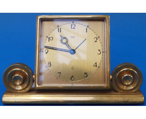 A Jaeger Le Coultre two day alarm clock