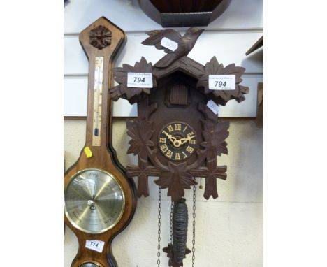 A Black Forest cuckoo clock c1950