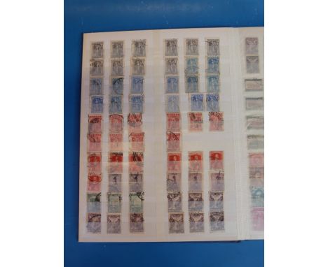 A stockbook of stamps, Greece from early (42 Hermes Heads) to modern 