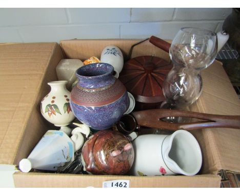 A collection of items to include Carltonware, Guinness, Thomas Webb photograph frame etc
