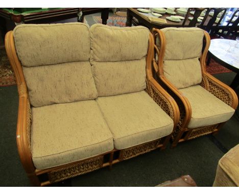 A Habasco "Ivy" two seater settee and matching chair