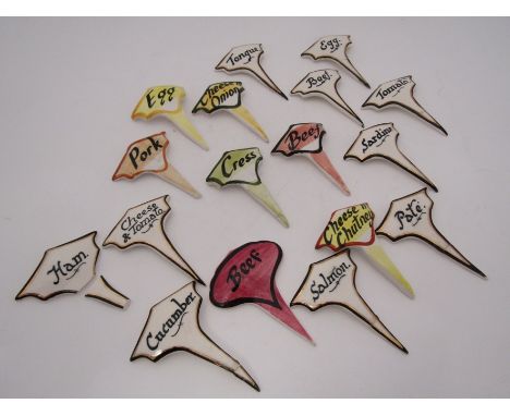 20 ceramic sandwich markers 