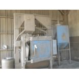 Goff mod. 48TB, 48" Table, 15hp Shot Blast Machine Foundry Duty Type w/ Side Dust Collector; S/N n/
