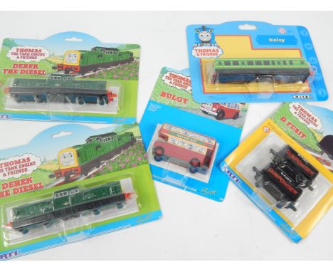 Ertl Thomas the Tank Engine &amp; Friends collection of blister packs, comprising locomotives, rolling stock etc.