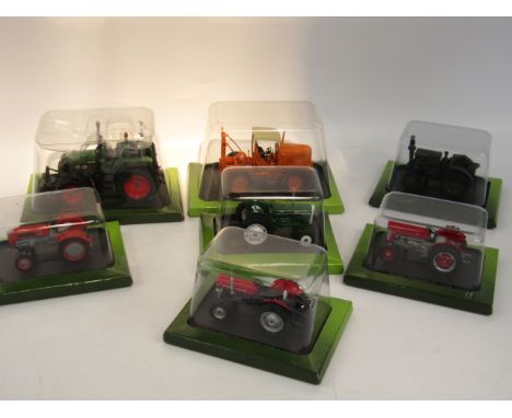 Various Hachette Partworks HC tractor models, to include Fendt 20G-1955, Bautz 30TD-1960, boxed (a quantity).