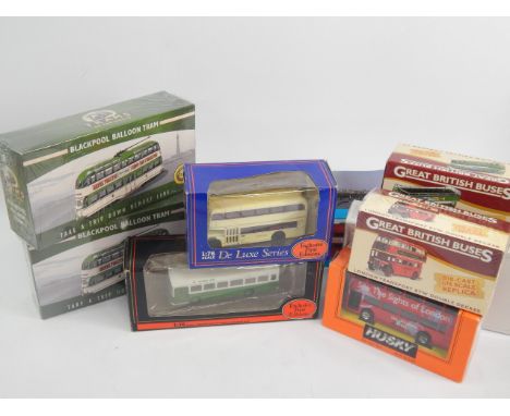 Various die cast vehicles, to include Great British Buses series 1:76 scale replica South Down Bristol Lodekka FS, London Tra