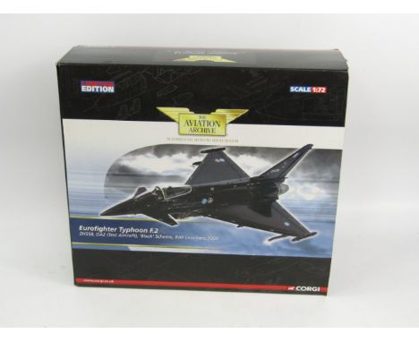 A Corgi Eurofighter Typhoon F.2, Aviation Archive, limited edition, scale 1:72, boxed.