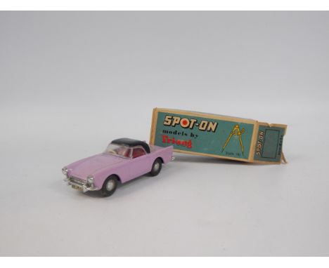 A Tri-ang Spot-On die cast Sunbeam Alpine 1:42 scale, boxed (AF).