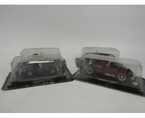 Die cast scale models of vintage and sports cars, 1:43, (24).