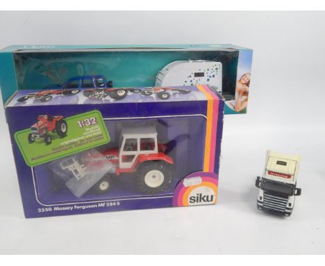 Various die cast vehicles, to include Siku 2550 Massy-Ferguson MF284S, Lone Star tractor, Top Gear die cast, etc., mainly box
