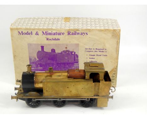 A model and miniature railways Rochdale kit, comprising an LMS3F0-60 kit live steam engine.