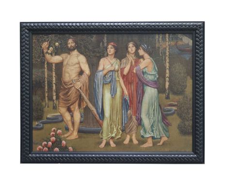 Robert Knight Ryland (1873-1951) American, Hercules in the Garden of the Hesperides, signed 'Robert K Ryland' and dated 1910 