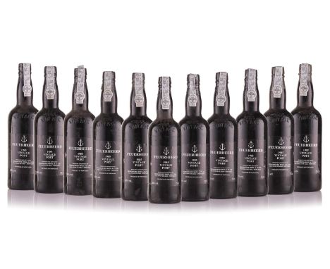 Eleven Bottles of Feuerheerd Vintage Port, 1985, OWCCellar in BlackheathInto Neck
