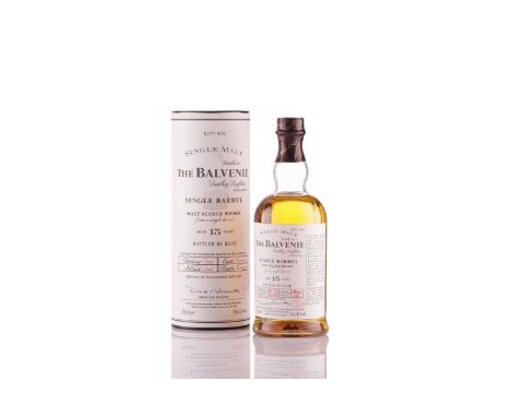 A Bottle of The Balvenie Single Malt Scotch Whisky, 15yr, bottled in 1996, cask no 3360, bottle no 143 50.4%, 70clCollection 