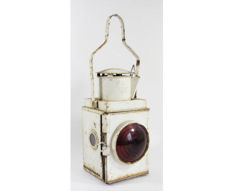 A B.R white tail lamp, complete with burner. 