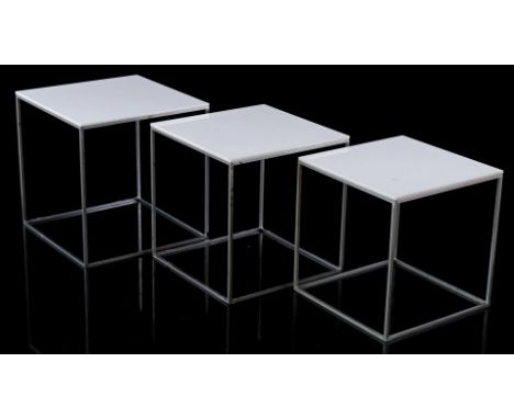 Poul Kjærholm (1929-1980)Metal mimi set with acrylic loose leaves, design Poul Kjærholm, executed by Ejvind Kold Kristensen, 