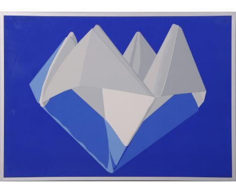 Lode Pemmelaar (1942-1997)Geometric composition, screen print numbered 6/60 and dated 1976, outside size 51x71 cm