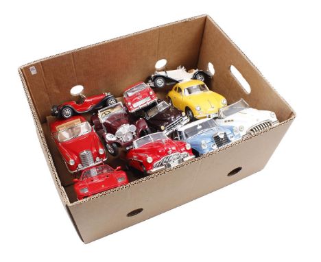 11 metal scale model cars
