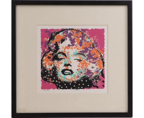 Ad van Hassel (1953-)Marylin Monroe, screen print 1783-3000, 28x28 cm, outside size is 53x53 cm