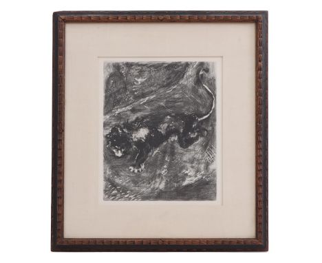Marc Chagall (1887-1985)Fables de la Fontaine, etching after the original, 29.5x23.5 cm