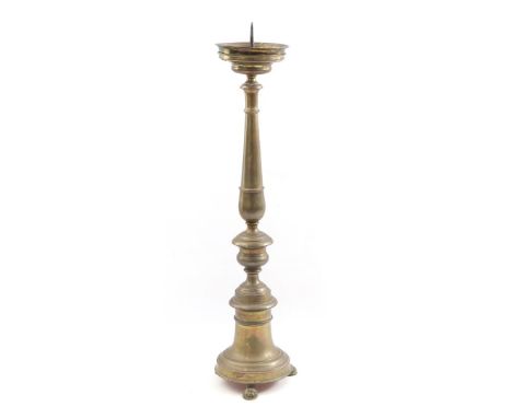 Copper pen candlestick, 85 cm high