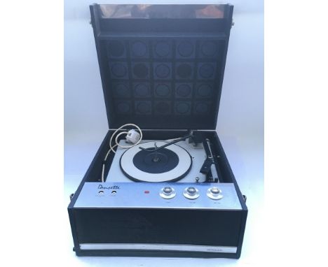 Two vintage portable record players comprising a Bush Bermuda and a KB example (2).
