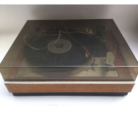 A Garrard GL72 turntable.