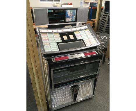 A Rockola Capri II jukebox. Comes with keys.