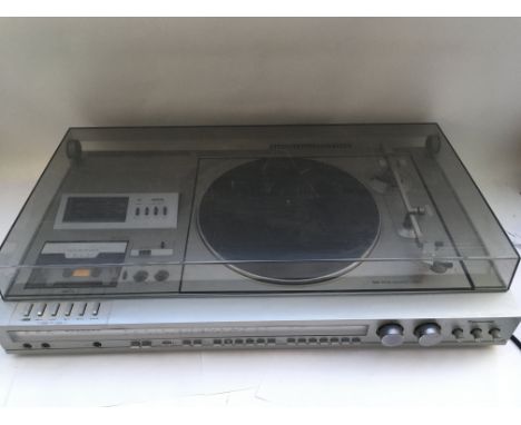 A Panasonic SG-4200 stereo music centre with a belt drive automatic turntable, tape and radio.