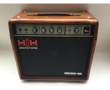 An HH Micro 30 amplifier.