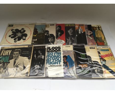 A collection of EPs by various artists from the 1960s onwards including The Rolling Stones, Billy Fury, Yardbirds, Bob Dylan 