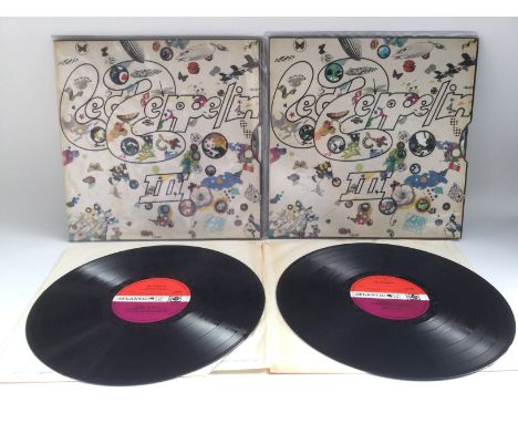 Two first UK pressings of 'Led Zep III'. Both Ex.