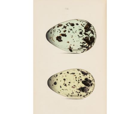 Hewitson (William C.) Coloured Illustrations of the Eggs of British Birds..., 2 vol., first edition, half-titles, 138 hand-co