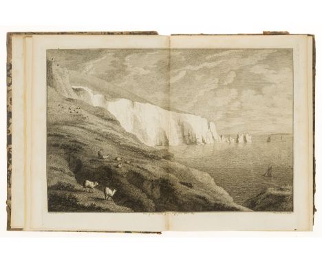 NO RESERVE Isle of Wight.- [Worsley (Richard)] The History of the Isle of Wight, first edition, folding engraved hand-coloure