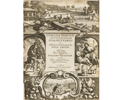 Agriculture.- Virgilius Maro (Publius) P. Virgilii Maronis cum Veterum omnium Commentariis et Selectis recentiorum notis, edi