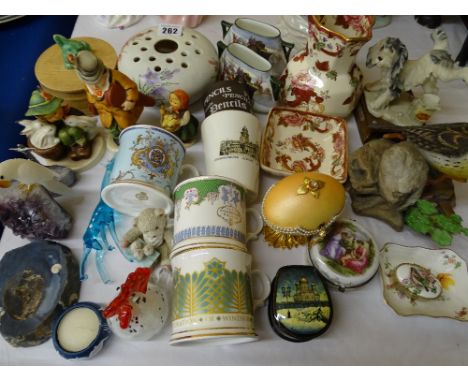 MASONS MANDALAY RED, a pair of Royal Doulton Hunting Series receptacles, Radford, Goebel, Sylvac ETC