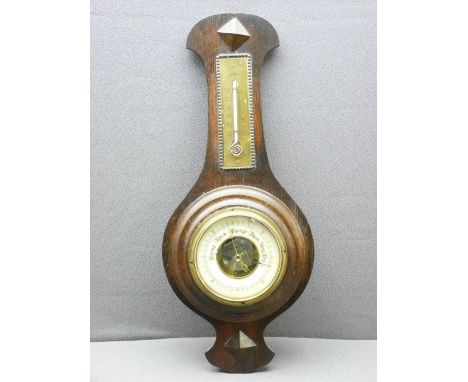ARTS &amp; CRAFTS STYLE WALL HANGING BAROMETER