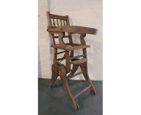 A Late 19th Century Metamorphic Child's Chair 