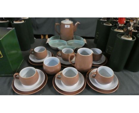 A Collection of Poole and Langley Tea and Coffee Wares 