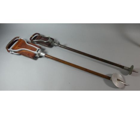 Two Vintage Shooting Sticks 