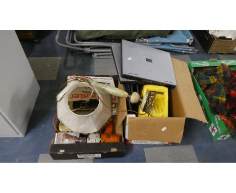 A Collection of Sundries to Include Two Siemens Notebooks, Electric Power Tools, Pressure Washer (Not Tested) 