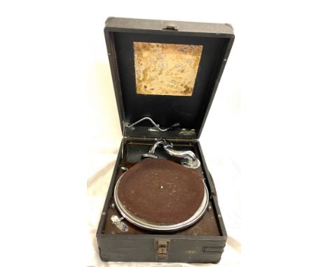 Vintage cased record player 