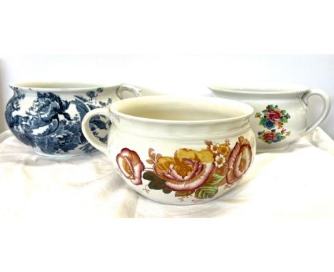 Selection 3 vintage ceramic potties, good overall condition 