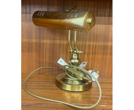 Brass desk lamp 