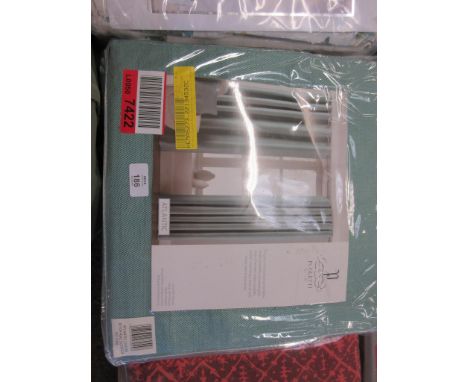 Striplin Eyelet Room Darkening Curtains, Size per Panel: 229 W x 183 D cm, Colour: Duck Egg Blue, RRP £69.99