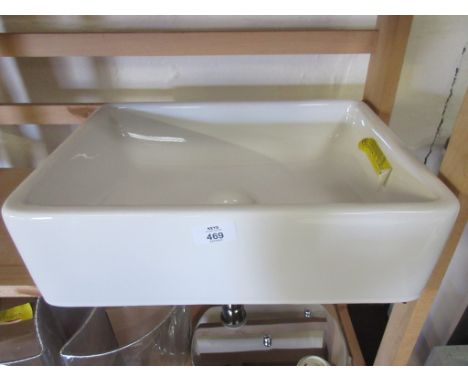 Bristol Ceramic Rectangular 410 mm Countertop Basin, , RRP £39.99