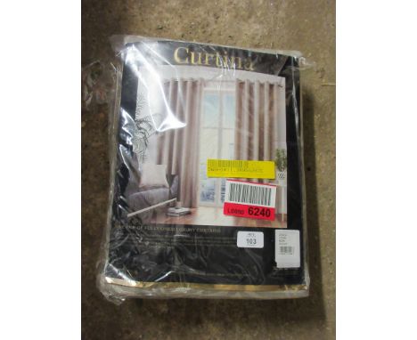 Billings Eyelet Room Darkening Curtains, Panel Size: 168 W x 229 D cm, Colour: Stone, RRP £58.99