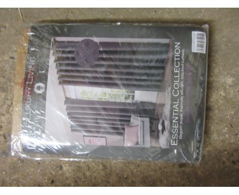 Annaros Bertram Room Darkening Eyelet Thermal Curtains, Colour: Charcoal, Panel Size: Width 117 x Drop 183 cm, RRP £20.73